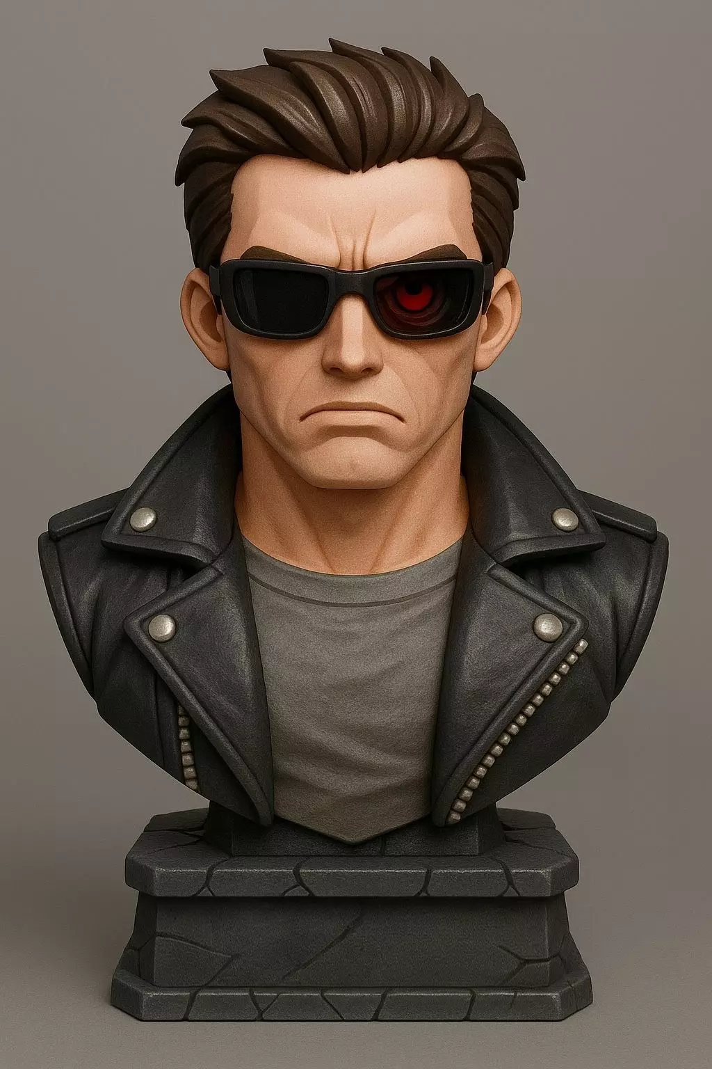 Terminator Bust 3D print model_0