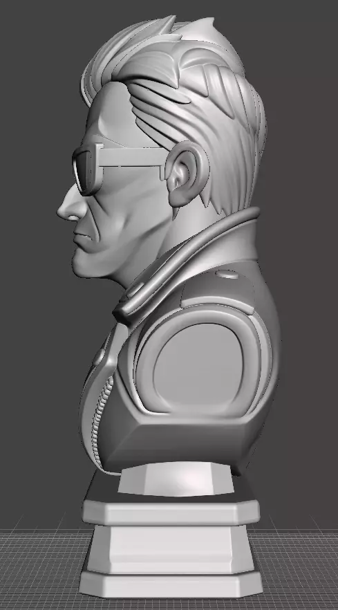 Terminator Bust 3D print model_5