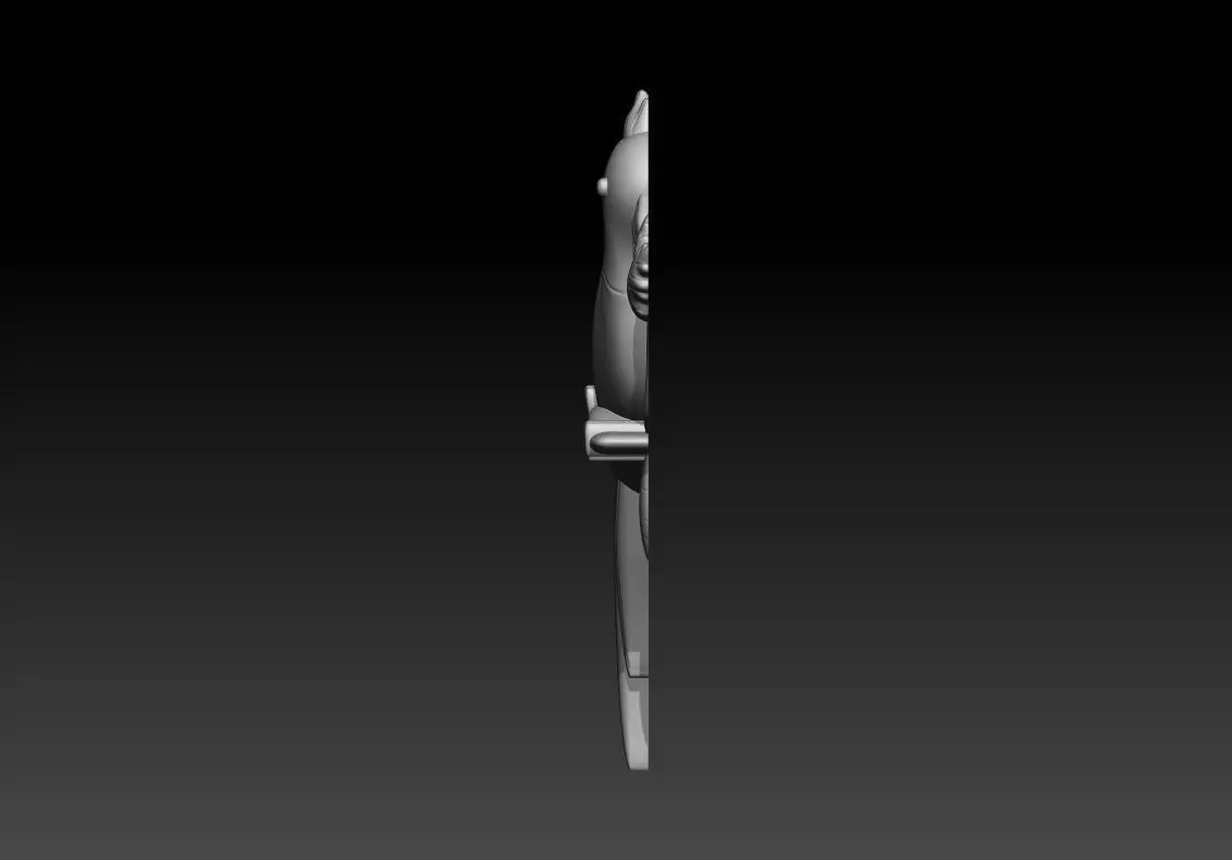 Bird Relief Pendant 3D Printable Model 3D print model_3