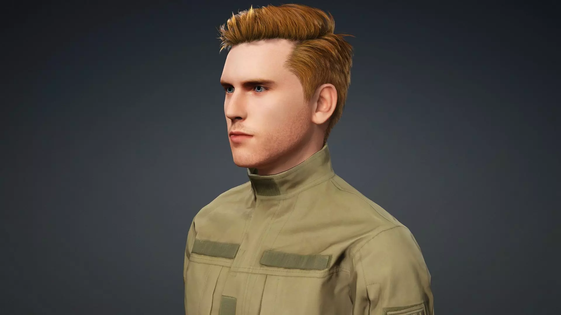 Game Ready 3D Male High Quality Human Model 3D model_8