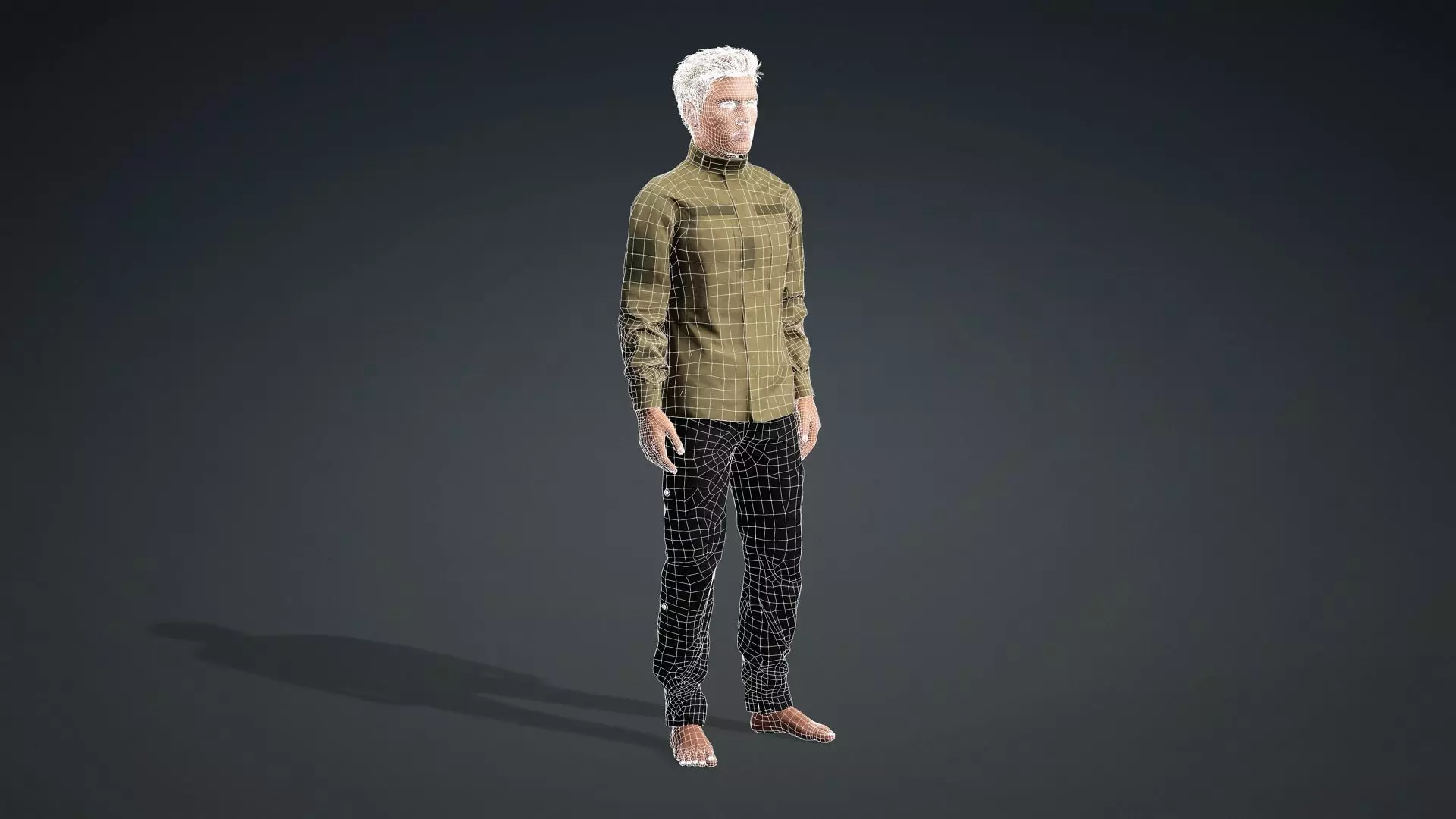 Game Ready 3D Male High Quality Human Model 3D model_20