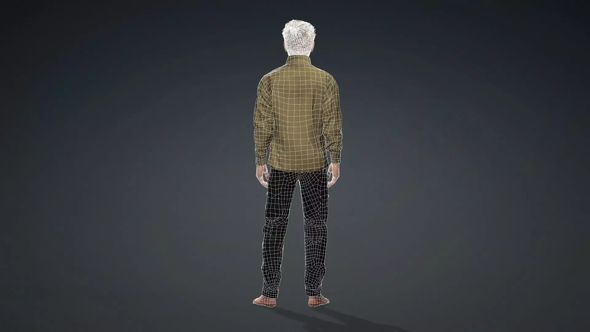 Game Ready 3D Male High Quality Human Model 3D model_15