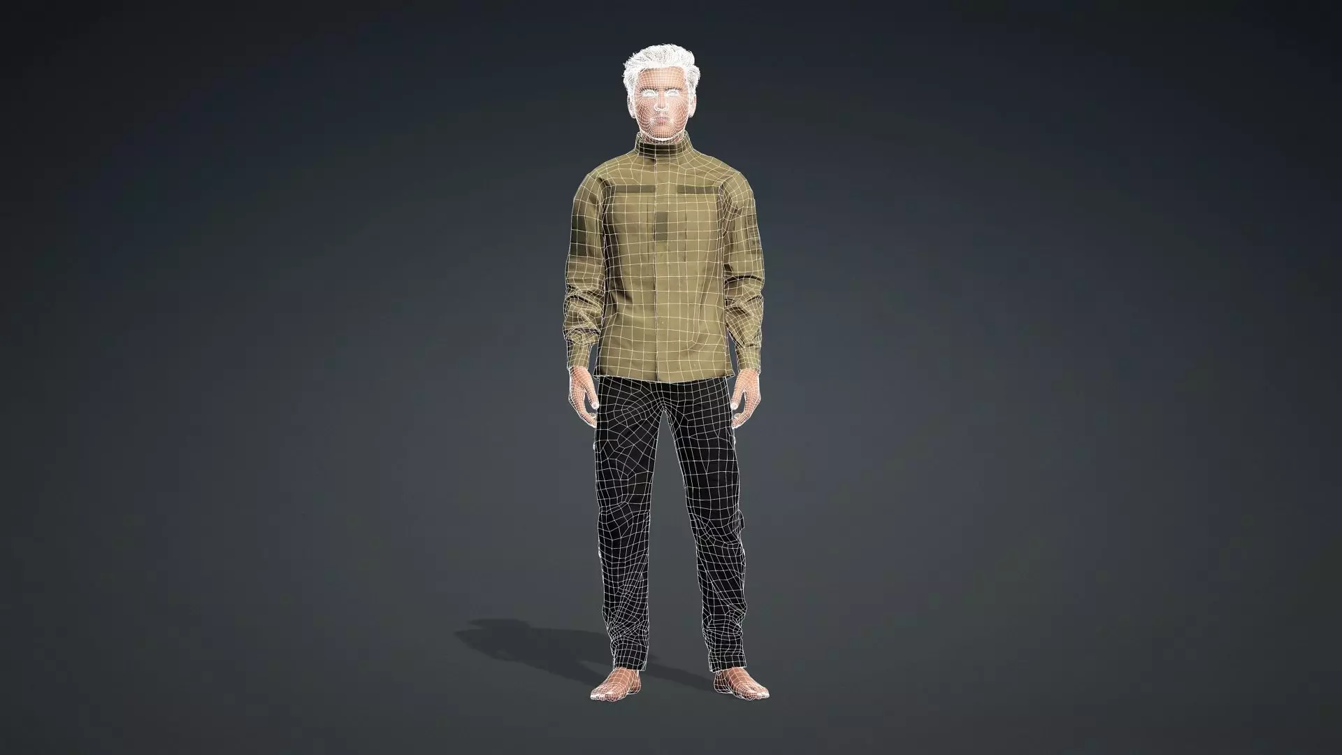 Game Ready 3D Male High Quality Human Model 3D model_12