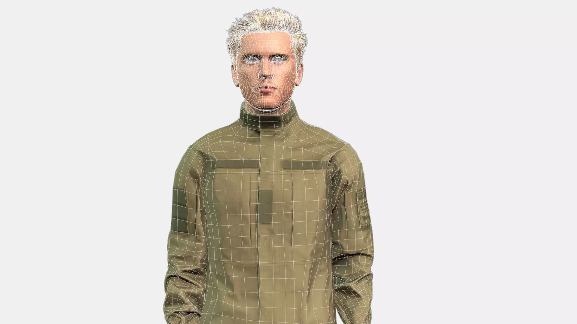 Game Ready 3D Male High Quality Human Model 3D model_0