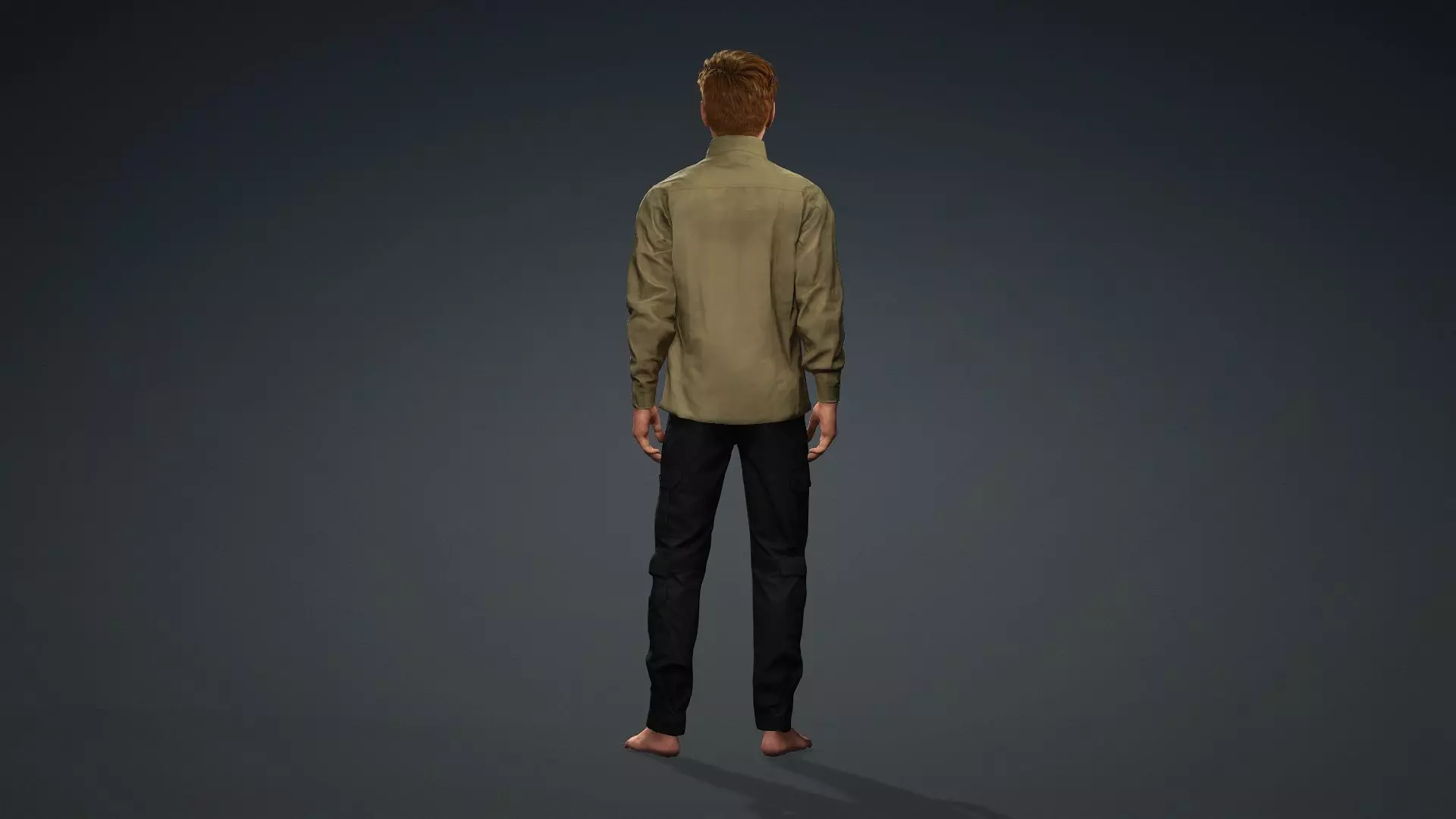Game Ready 3D Male High Quality Human Model 3D model_5