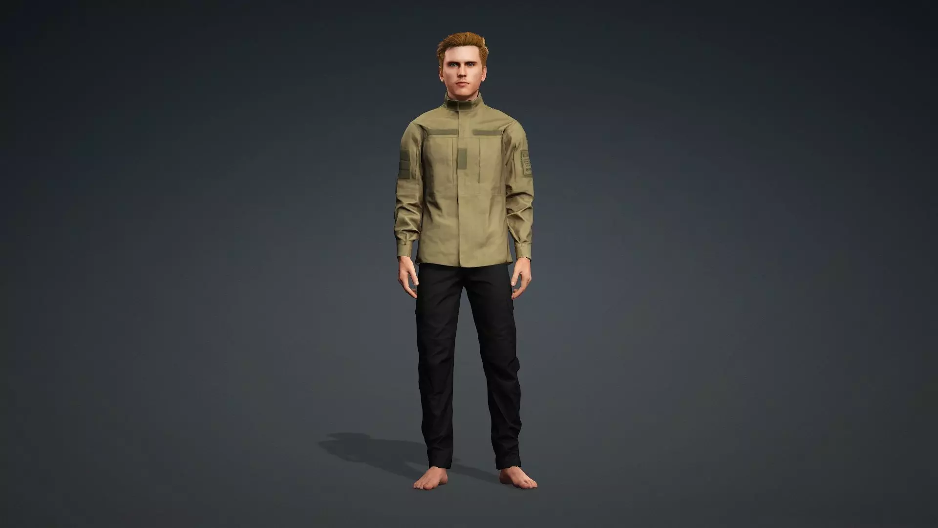 Game Ready 3D Male High Quality Human Model 3D model_2