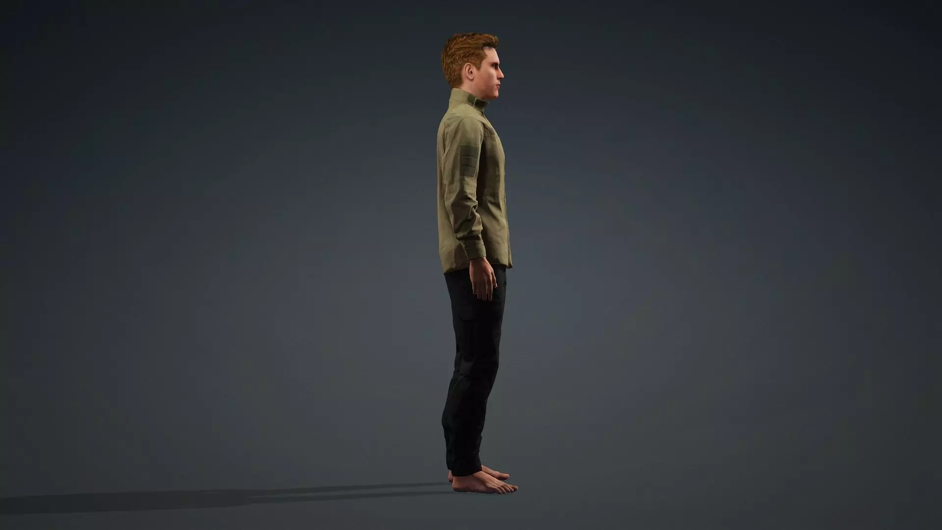 Game Ready 3D Male High Quality Human Model 3D model_3
