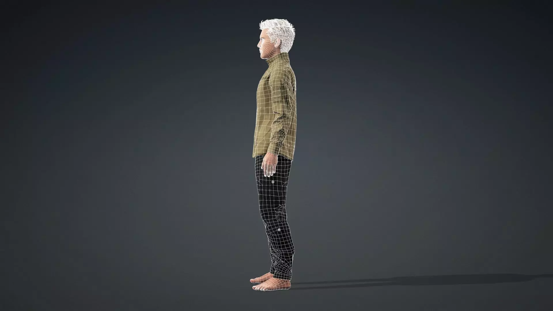 Game Ready 3D Male High Quality Human Model 3D model_14