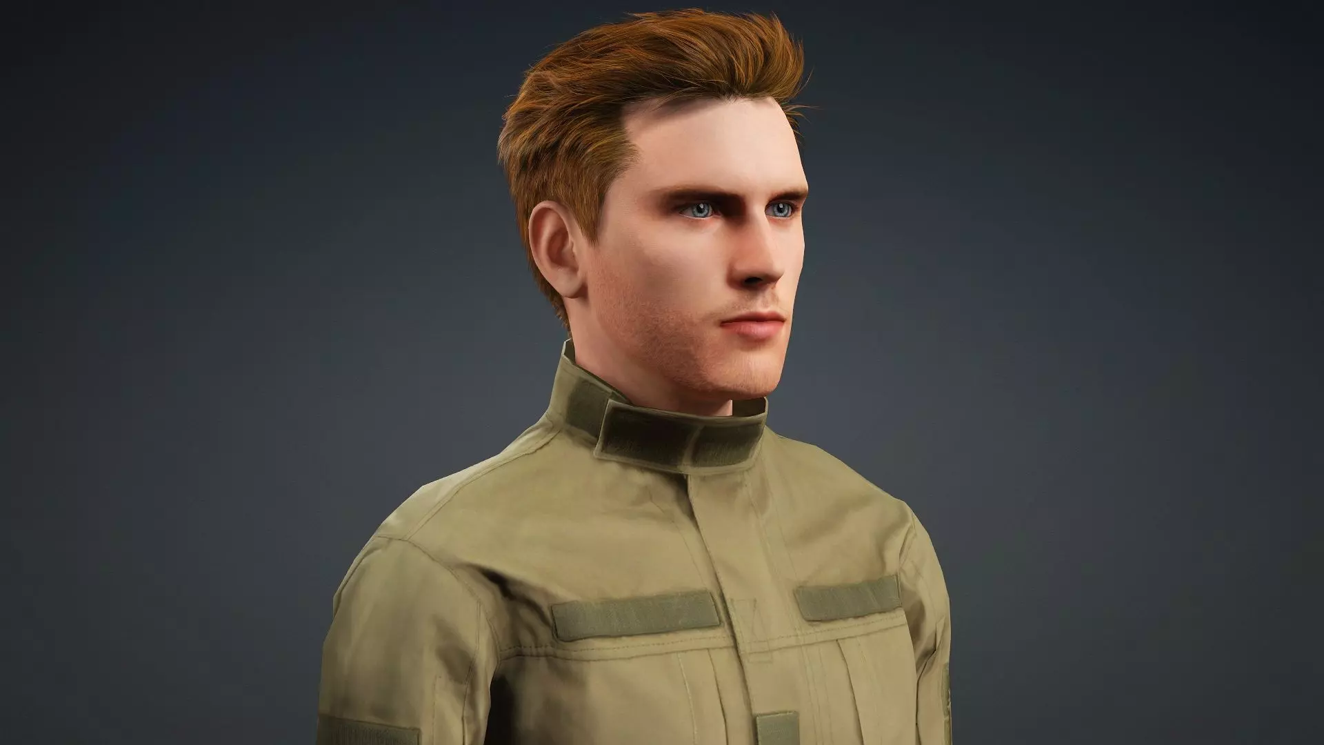 Game Ready 3D Male High Quality Human Model 3D model_9