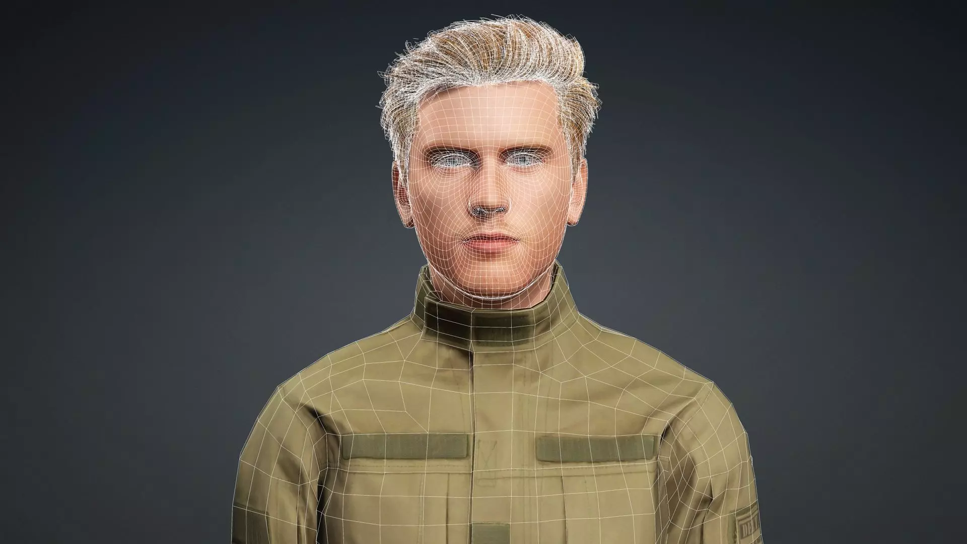 Game Ready 3D Male High Quality Human Model 3D model_17