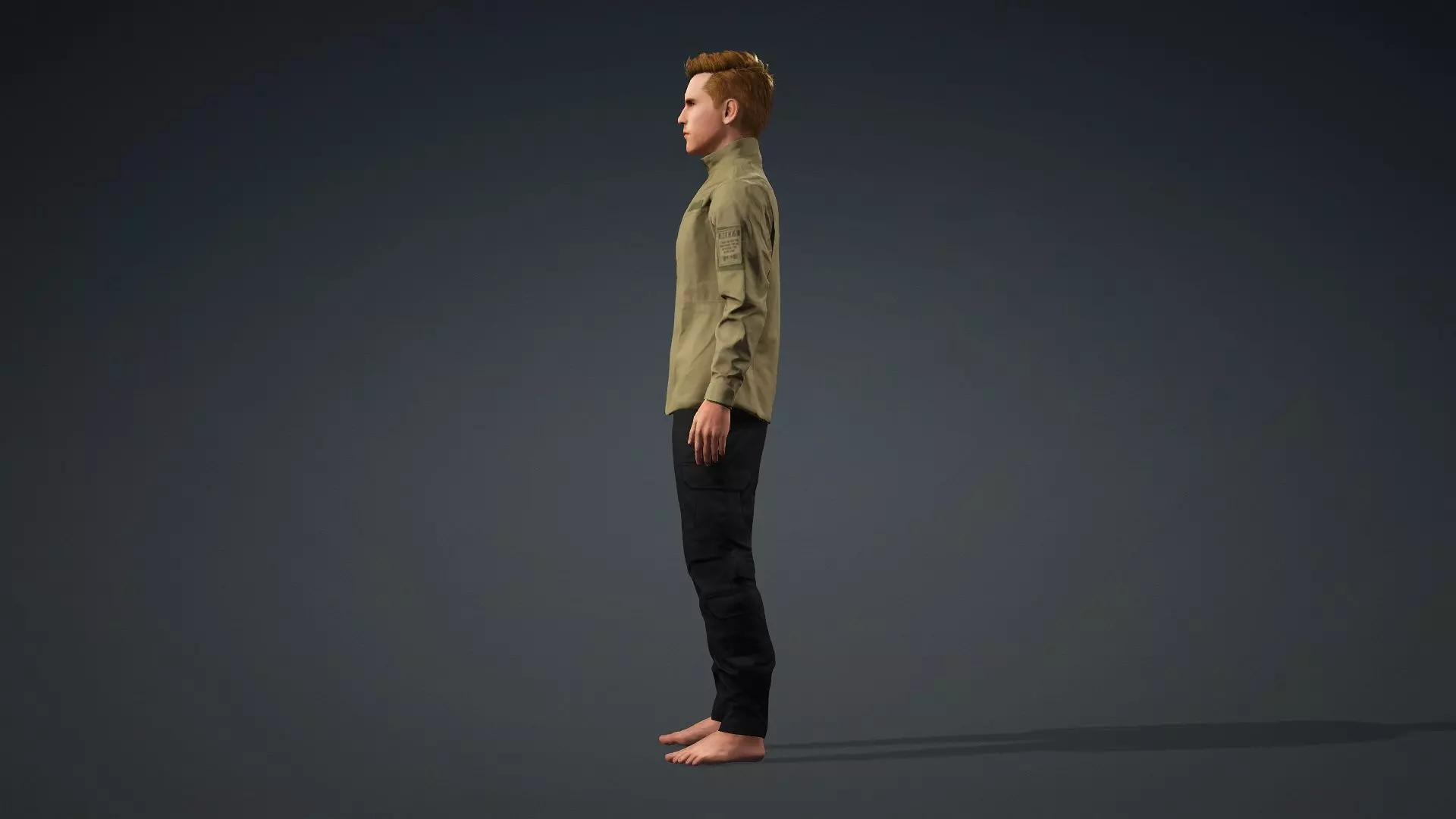 Game Ready 3D Male High Quality Human Model 3D model_4