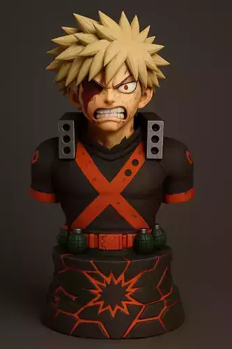 Bakugo Bust