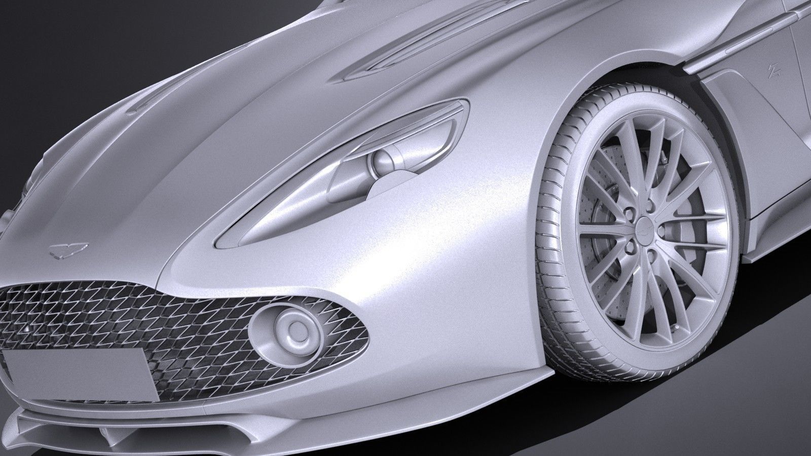 Aston Martin Vanquish Zagato Volante 2017 3D model_13