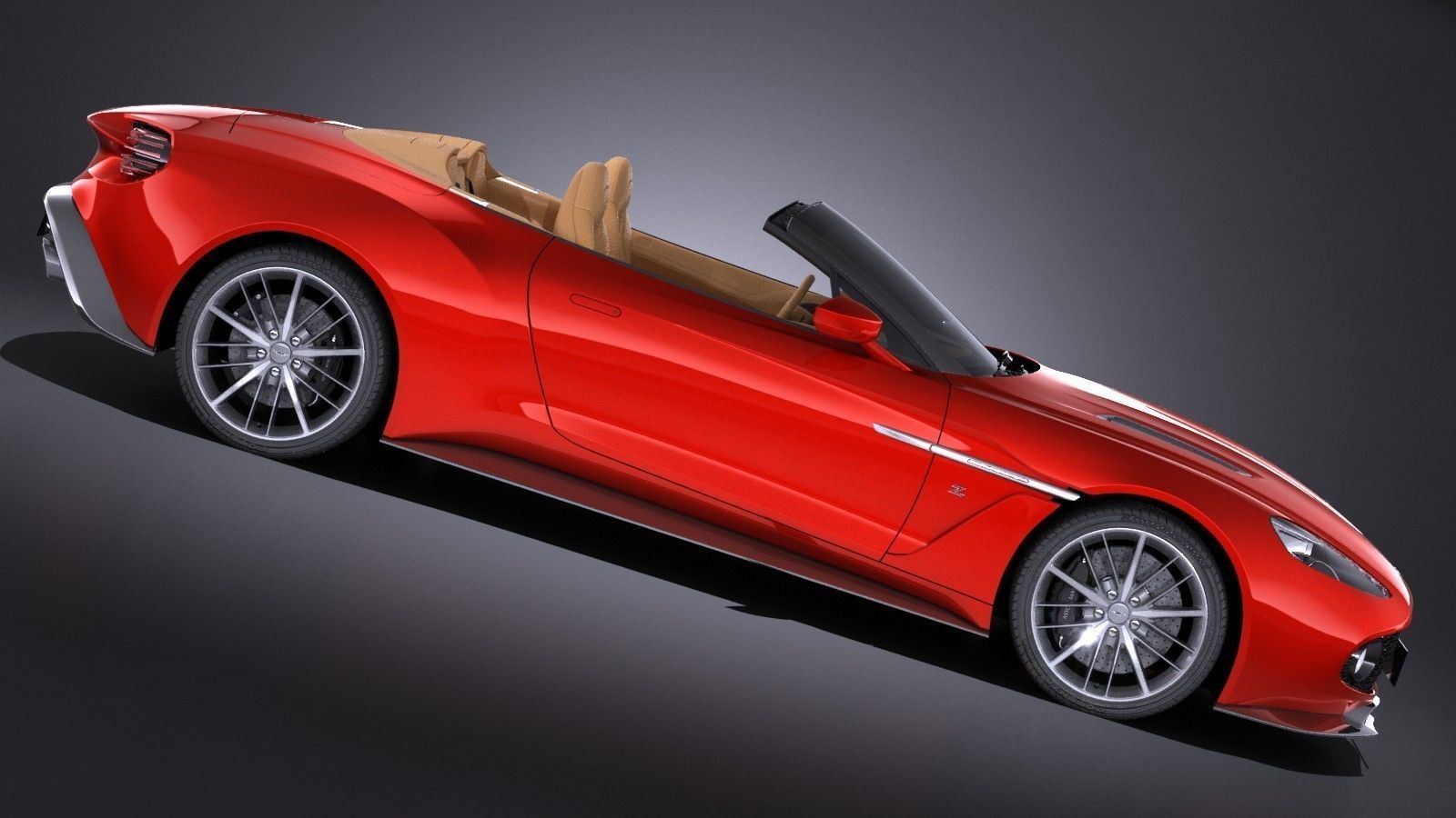 Aston Martin Vanquish Zagato Volante 2017 3D model_5