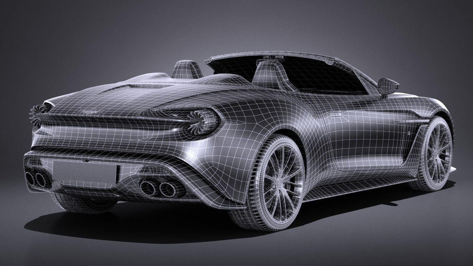 Aston Martin Vanquish Zagato Volante 2017 3D model_18