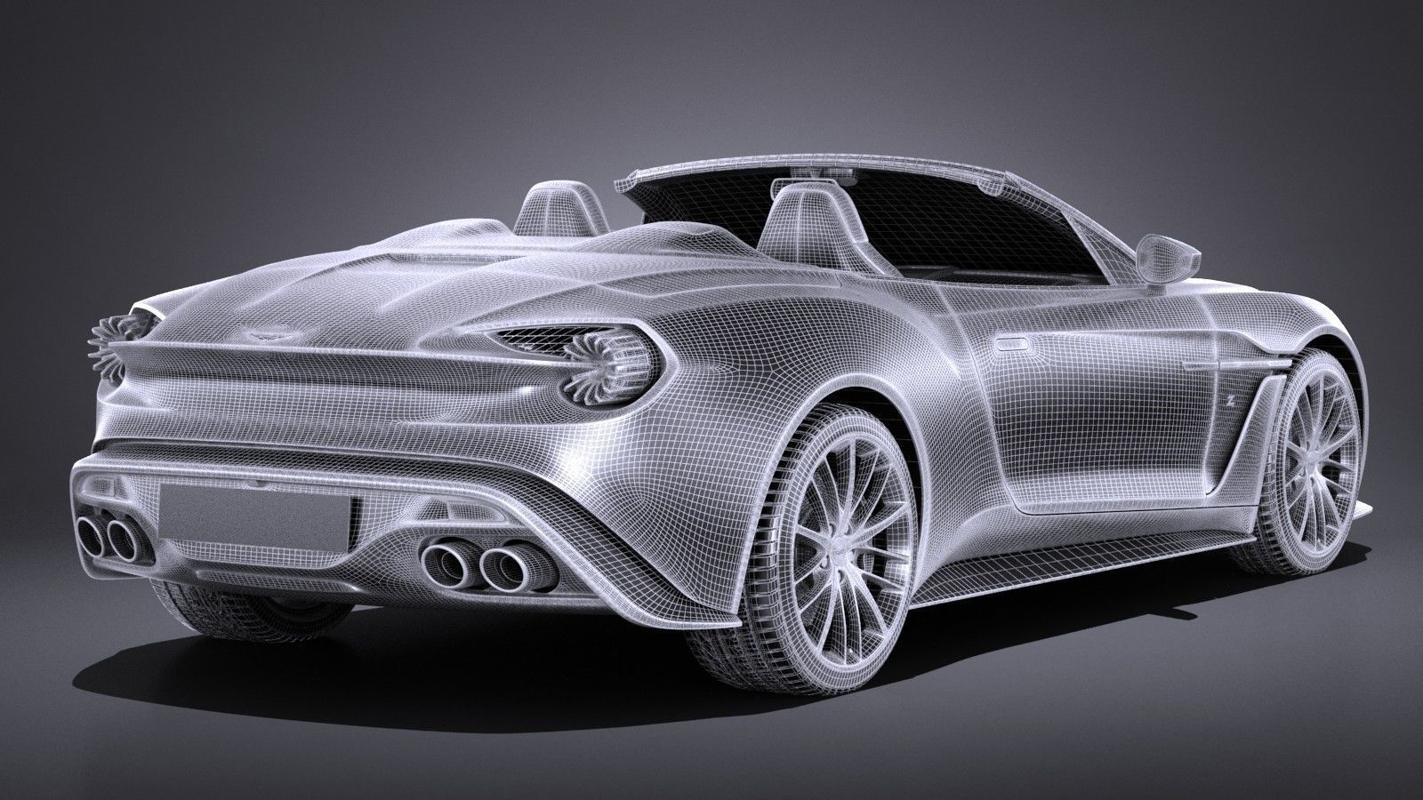 Aston Martin Vanquish Zagato Volante 2017 3D model_16