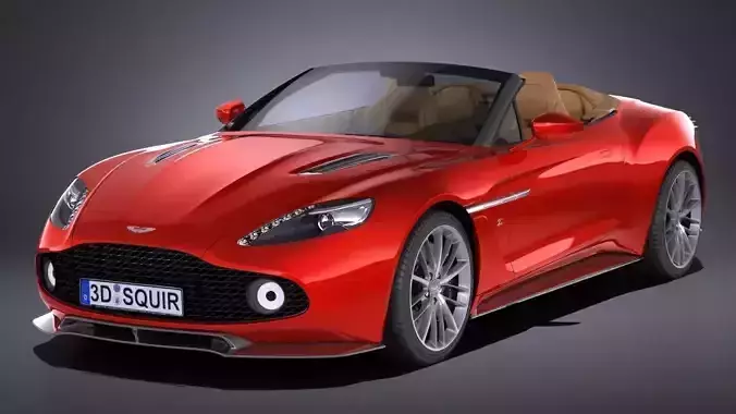 Aston Martin Vanquish Zagato Volante 2017 3D model