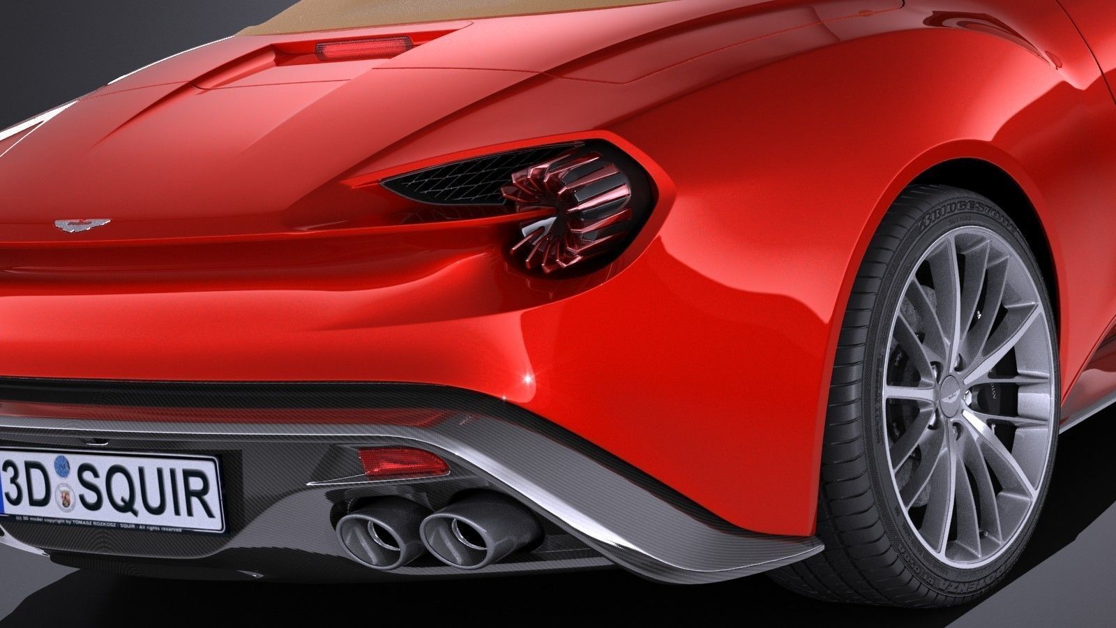 Aston Martin Vanquish Zagato Volante 2017 3D model_3