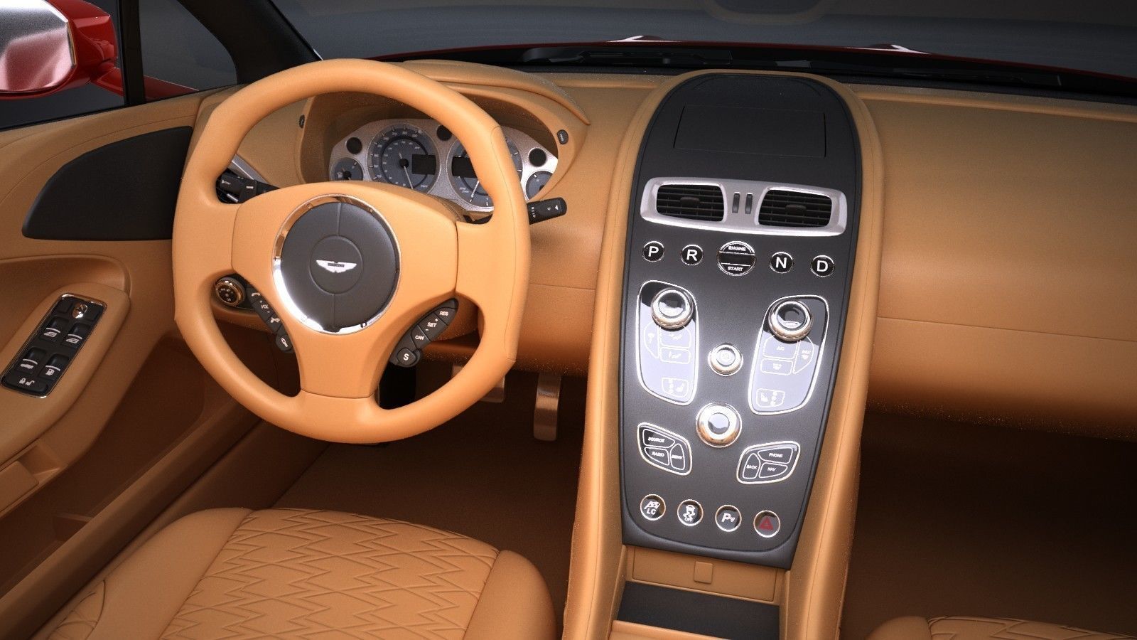 Aston Martin Vanquish Zagato Volante 2017 3D model_9