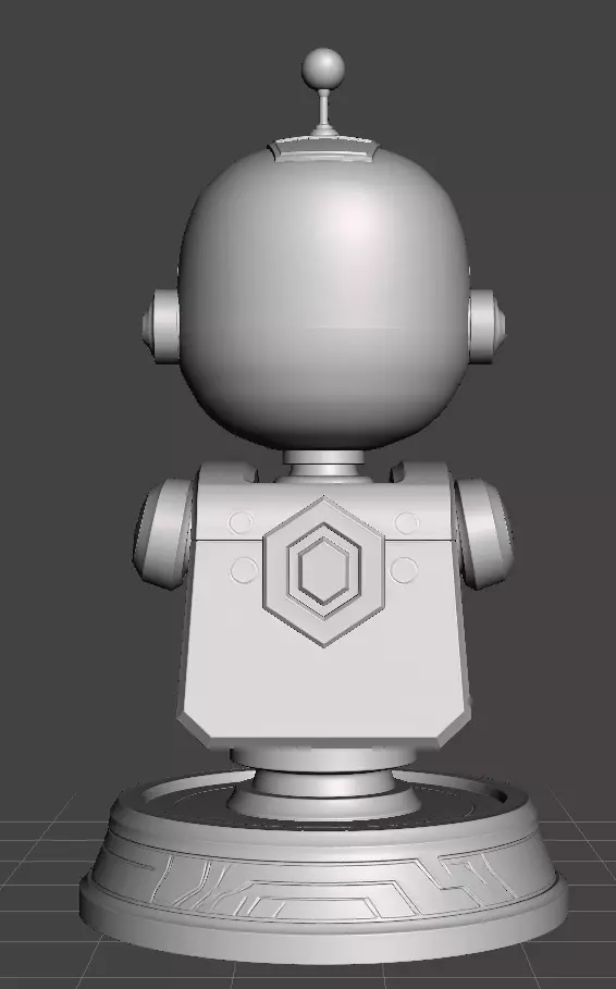 Clank Bust 3D print model_3
