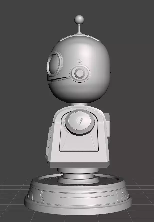 Clank Bust 3D print model_5