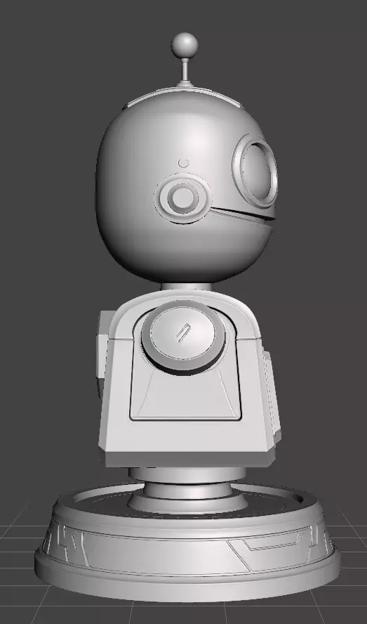 Clank Bust 3D print model_4