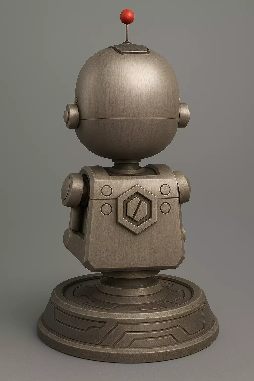 Clank Bust 3D print model_1