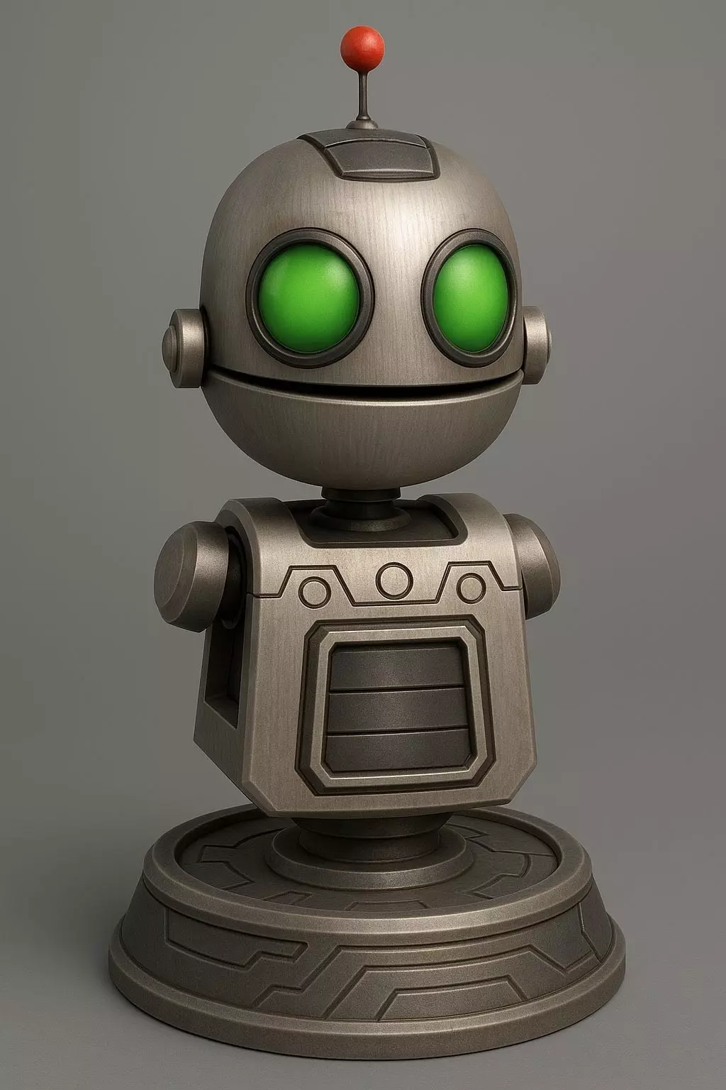 Clank Bust 3D print model_0