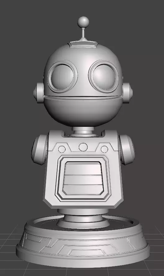 Clank Bust 3D print model_2