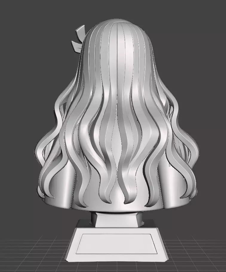 Nezuko Bust 3D print model_3