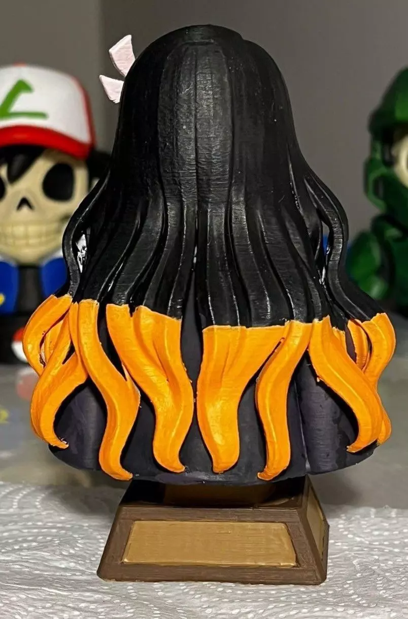 Nezuko Bust 3D print model_7