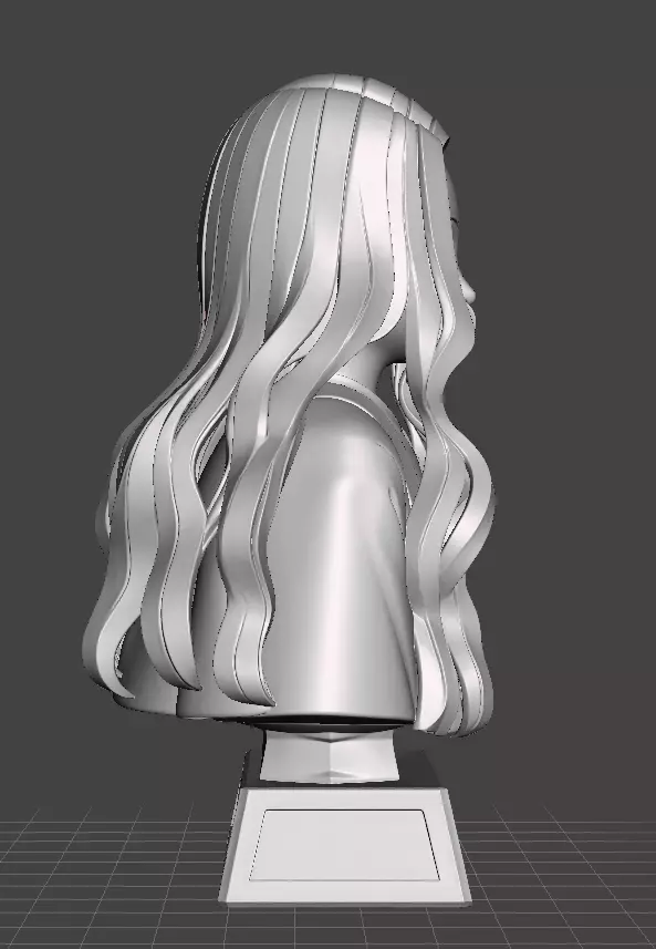 Nezuko Bust 3D print model_4
