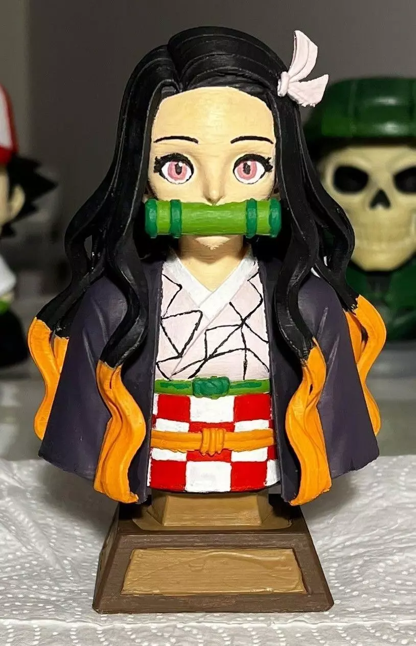 Nezuko Bust 3D print model_6
