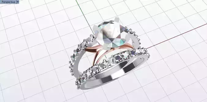 V style ring