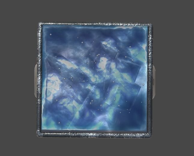 Seabed ring1 Low-poly 3D model_7