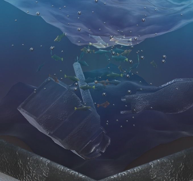 Seabed ring1 Low-poly 3D model_2