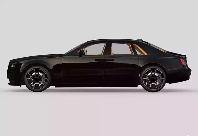 Unbranded High Poly British Luxurycar Game Ready 3D model 2
