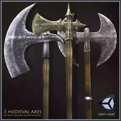 3 Medieval Axes