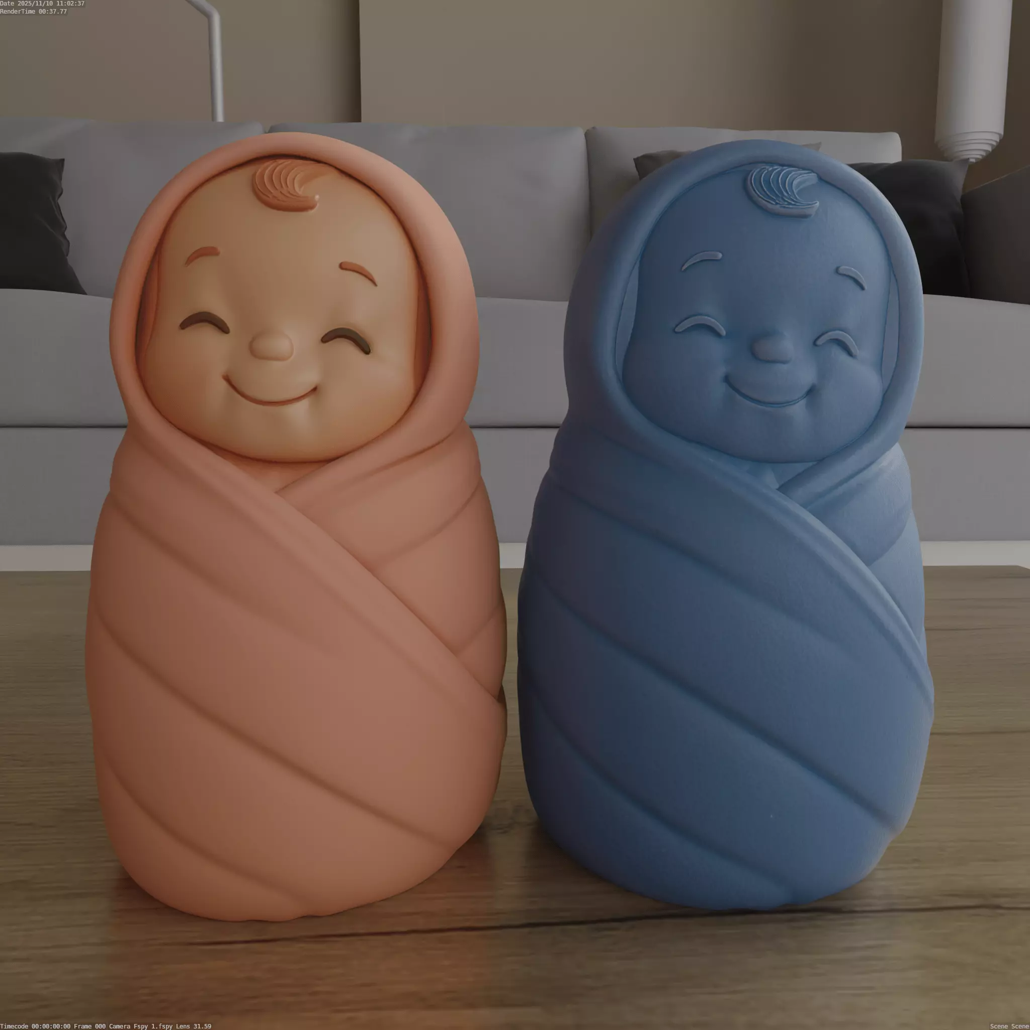 Cute Baby Jesus STL for Nursery or kids room Christmas Decor 3D print model