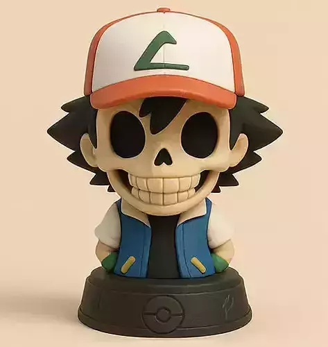 Ash Skull Bust