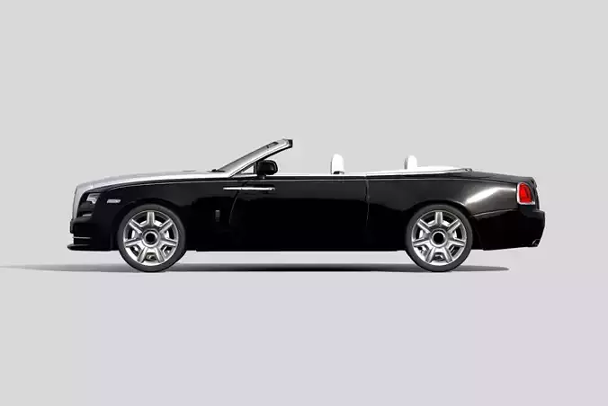 Unbranded High Poly British Luxurycar Game Ready 3D model 3