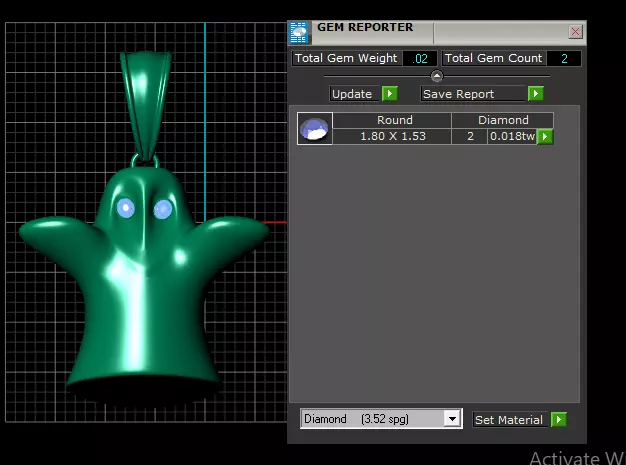 Cute Ghost Pendant 3D Printable Model 3D print model_5
