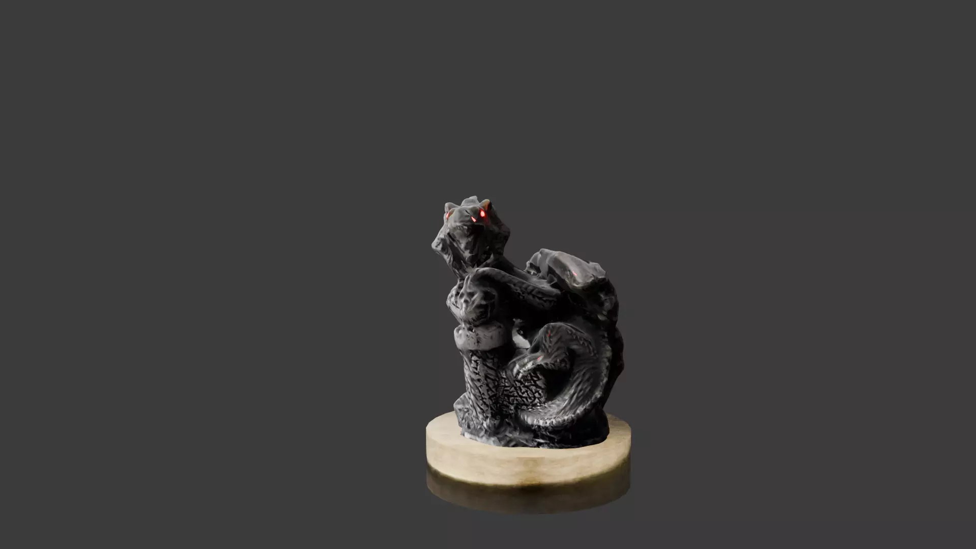 A dragon   statue 3D model_0