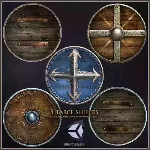 3 Targe Shields