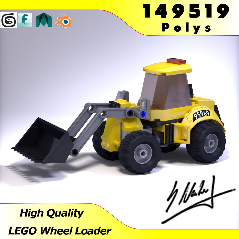 lego wheel loader