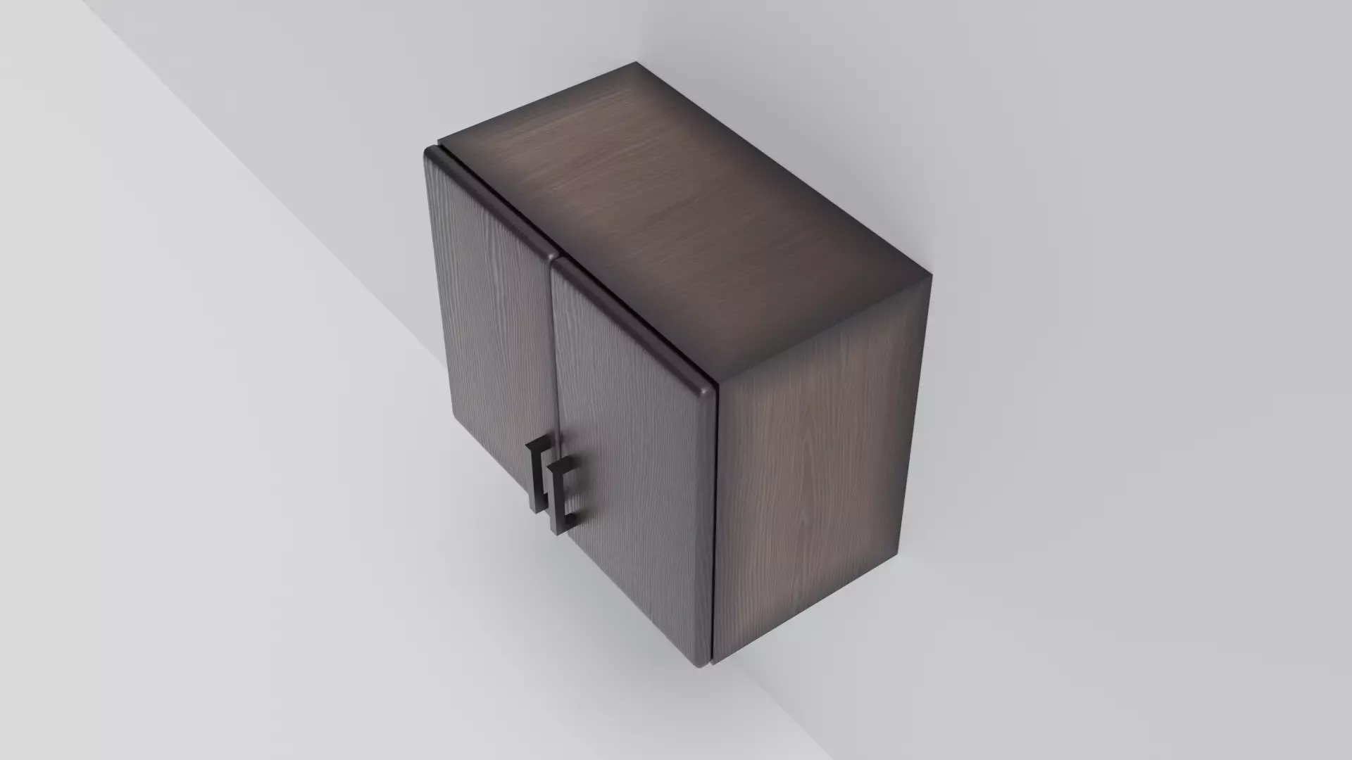 Kitchen cabinet Low-poly 3D model_4