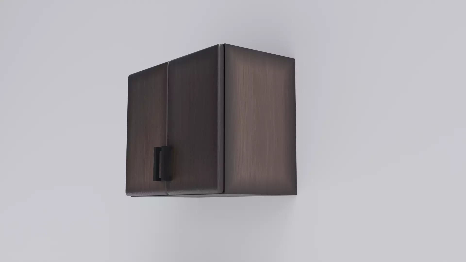 Kitchen cabinet Low-poly 3D model_3