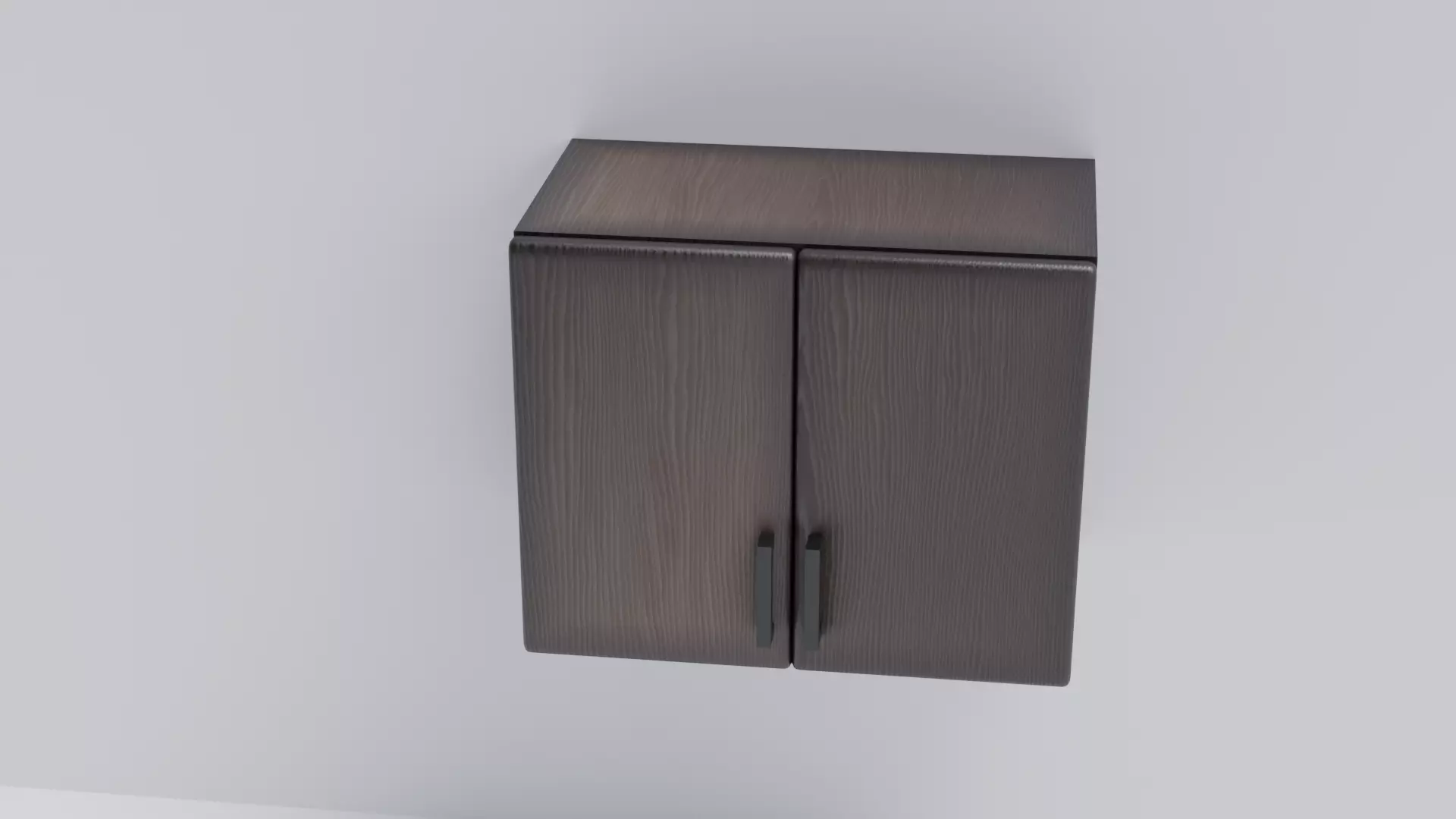 Kitchen cabinet Low-poly 3D model_2