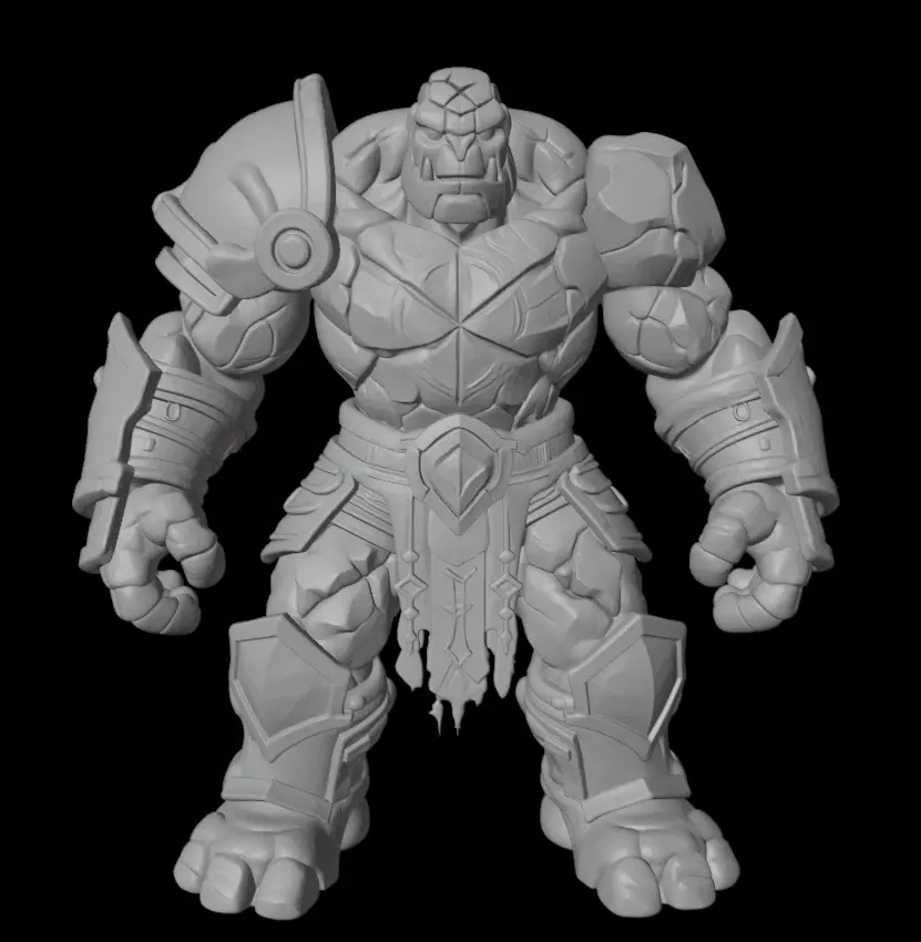 Rune Guardian Golem 3D model_6