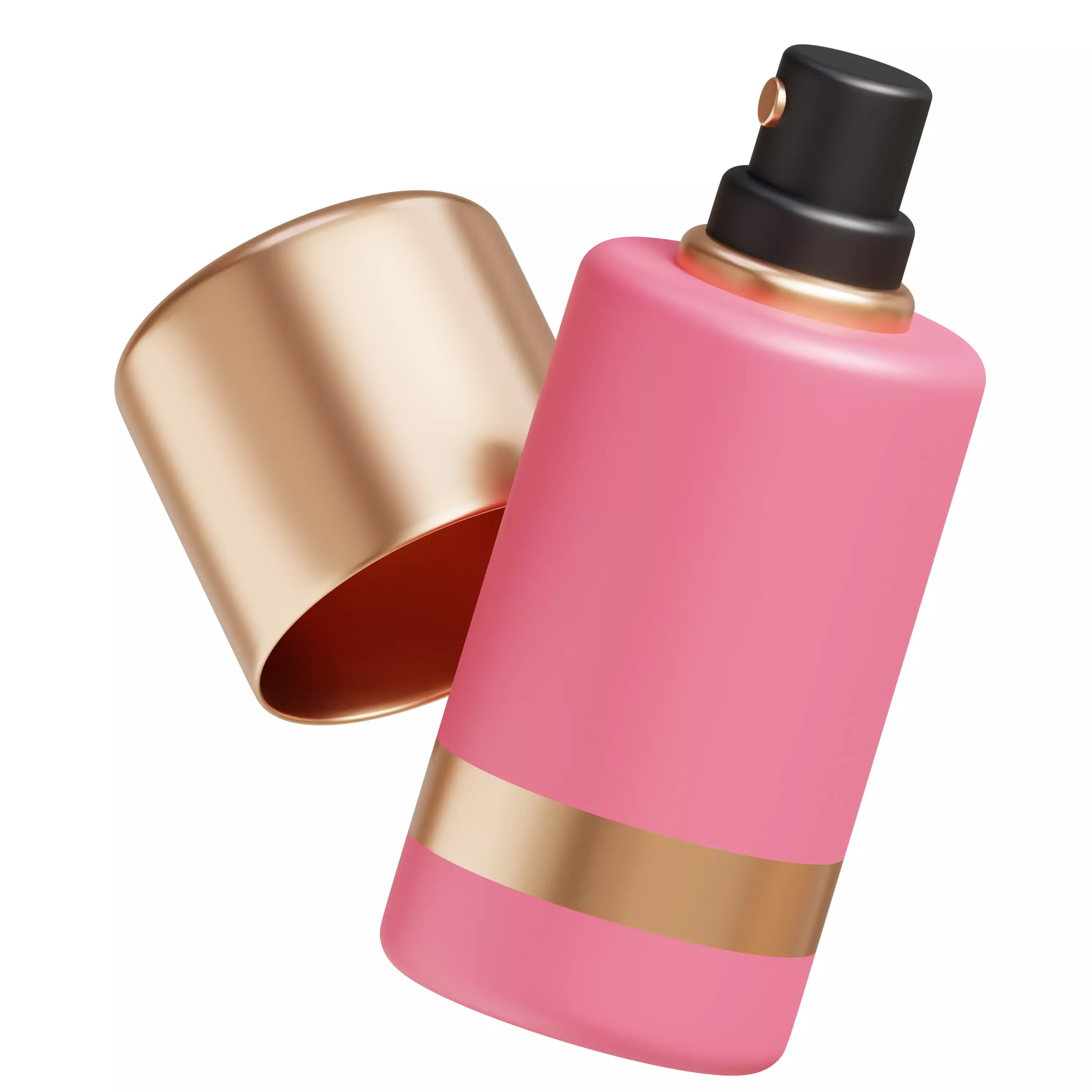 Stylized Beauty and Cosmetics 3D Icon Collection Low-poly 3D model_10